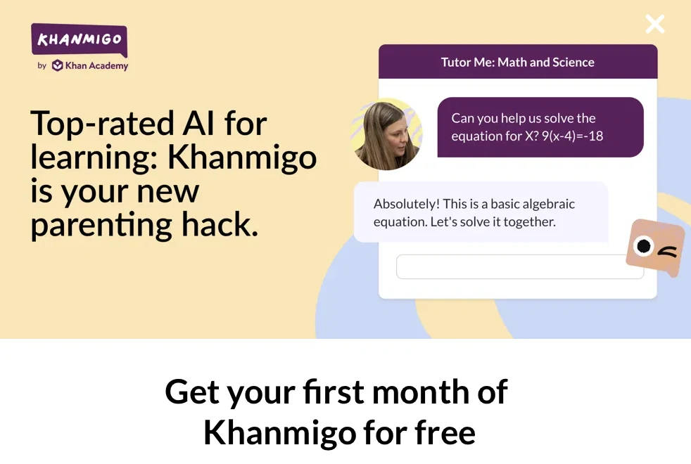 Khanmigo 1-month Free Trial