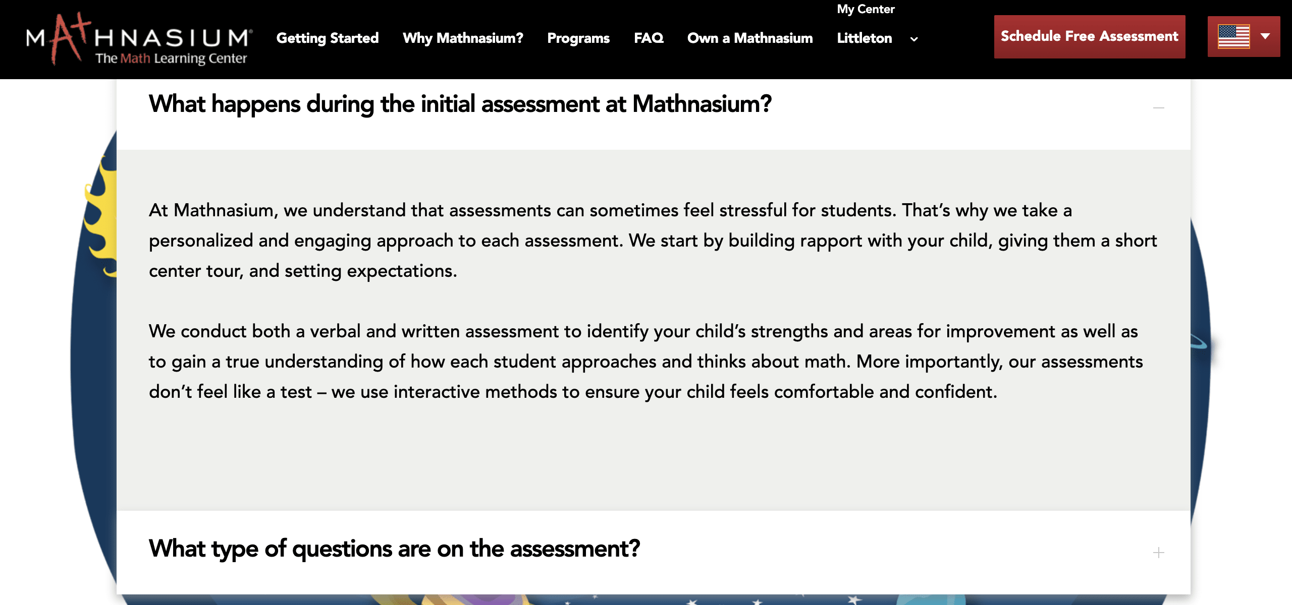 Mathnasium Assessment