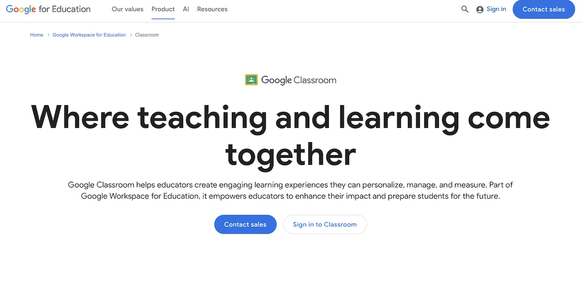 Google Classroom 