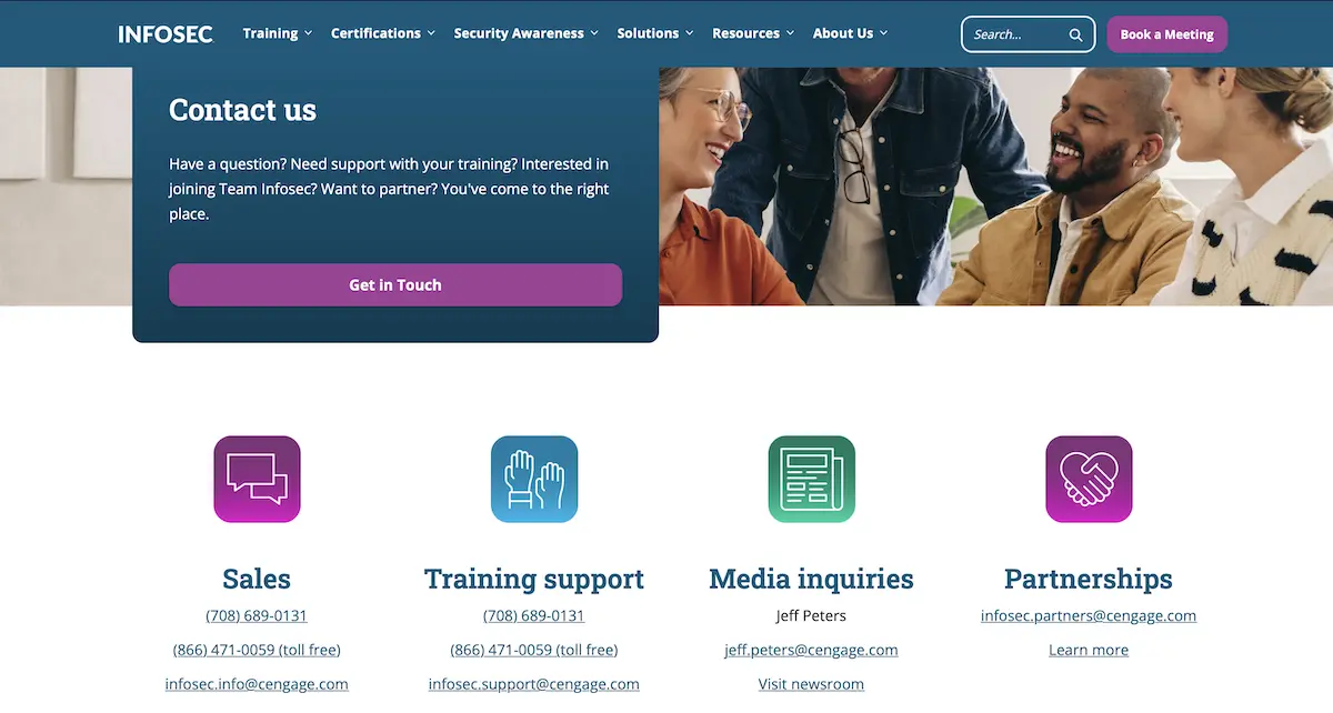 Infosec customer support